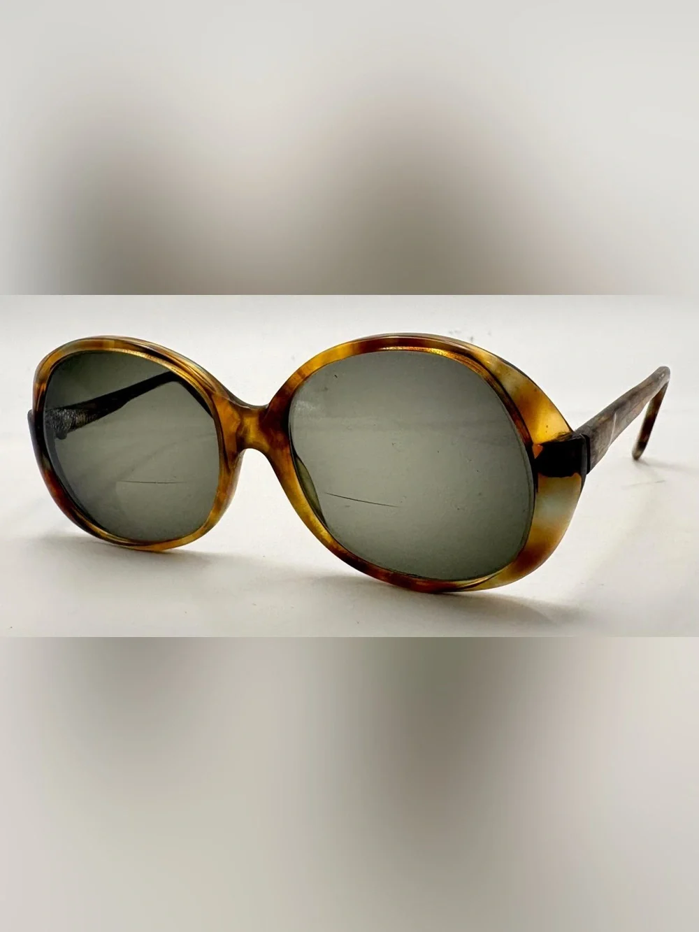 Vintage Filos Tortoise Oval Sunglasses Frames Only